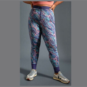 Anthropologie Saturday Sunday High Rise Samia Zip Joggers‎ Size 1X